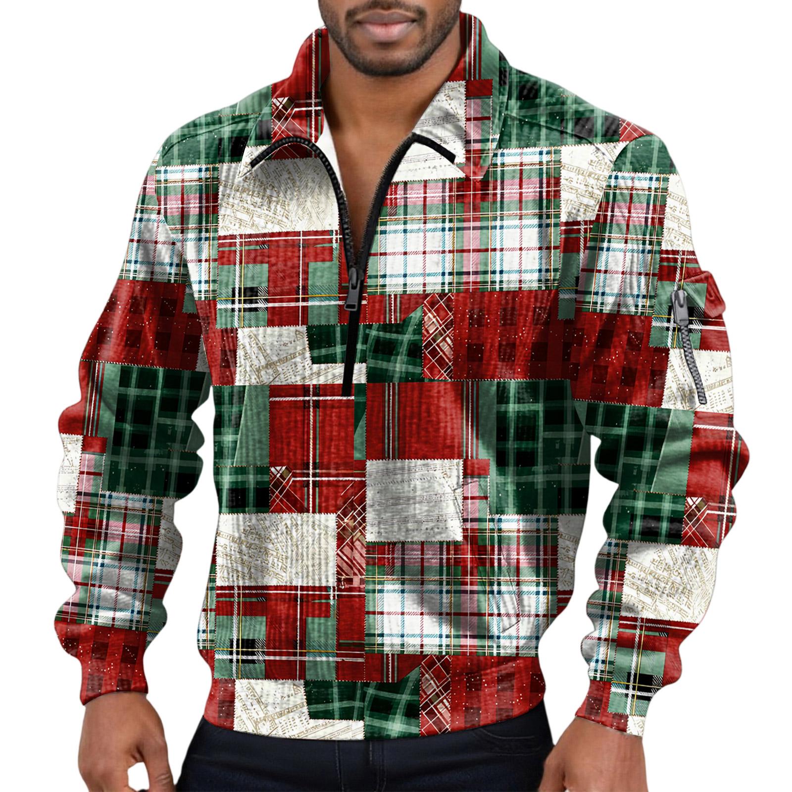 

Чоловіча толстовка з відкладним коміром, довгими рукавами, на половину блискавці та капюшоном XXL