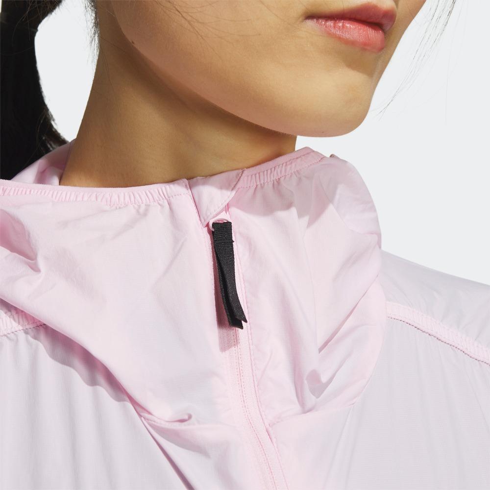 Adidas Terrex Solid Logo Outdoor Hooded Sun Protection Jacket Women Jacket Clear-Pink IU1272