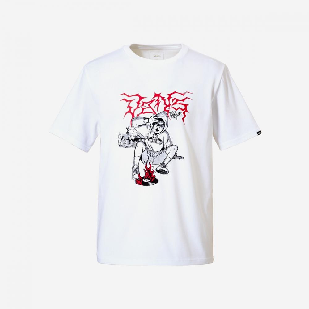 

Футболка Vans OKEH Fire Record VN000FTZWHT-WHITE