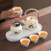 Light Luxury Cute Panda Ceramic Tea Set