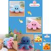 Ultra-soft Double-sided Octopus Plush Toy With Realistic Expressions For Endless Fun