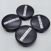 COY1 4pcs 60mm Car Wheel Center Caps With MOMO Badge Logo Rim Hubcaps Cover MOMO Emblem Styling Accessories for VW BMW Subaru Honda