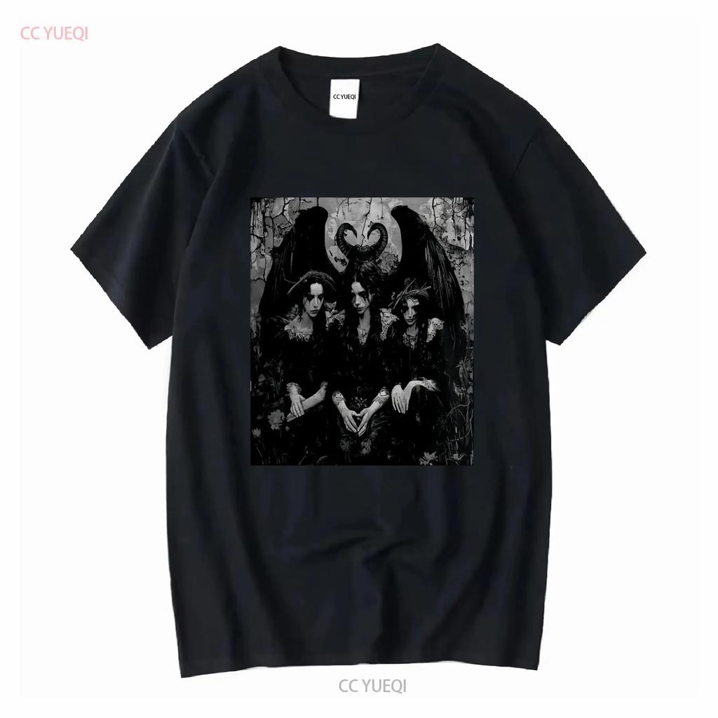 Lilith T Shirt Succubus Demonic Angel Long or Short Sleeves Vintage Washed Comfortable Streetwear Breathable Versatile