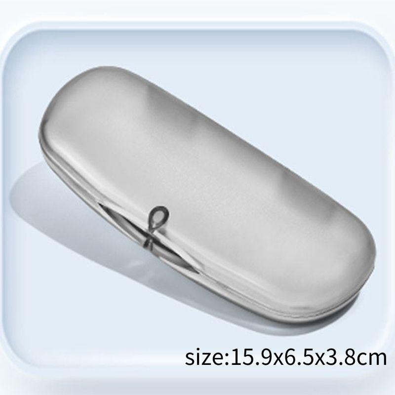 Transparent Glasses Case Plastic Glasses Storage Box Simple Portable Students Glasses Cover Flat Mirror Myopia Sunglasses Case