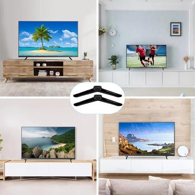 Neuer Universal TV Basisständer Beine Mit Schrauben Schwarz TV Ständer Basis Halterung Tischplatte Verstellbare Hardware Schlafzimmer