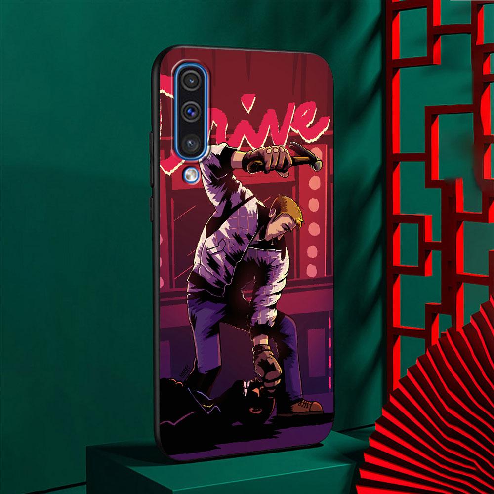 Drive Art Ryan Gosling Case for Samsung Galaxy A10s A50 A50s A02s A03s A20 A30 A20e A70 A70s A20s A30s A10 TPU Black Phone Cover