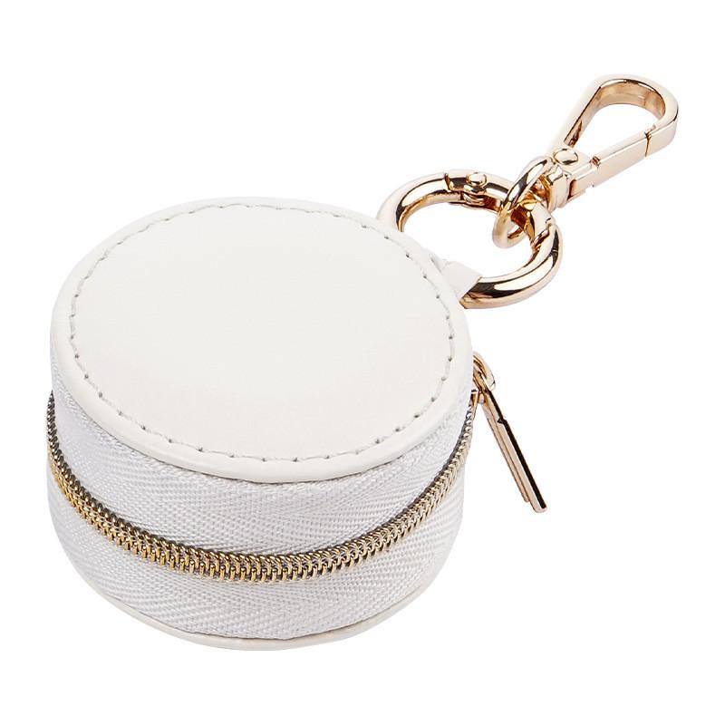 Elegant Leather Jewelry Box With Zipper For Rings And Earrings Storage Perfect For Travel And Gift Giving