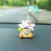 Cute Car Accessories, Decorative Pieces, Potted Flowers, Car Mini Ornaments, Compact Center Console Decorations, with A Sense of Sophistication.