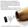 New Acacia Wood Pepper Grinder Nordic Western Restaurant Spice Shaker Solid Wood Sea Salt Grinder Bottle Pepper Mills Seasoning Jar