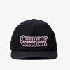 Feels Like Summer SUMMER VACATION NYLON CAP (BLACK)
