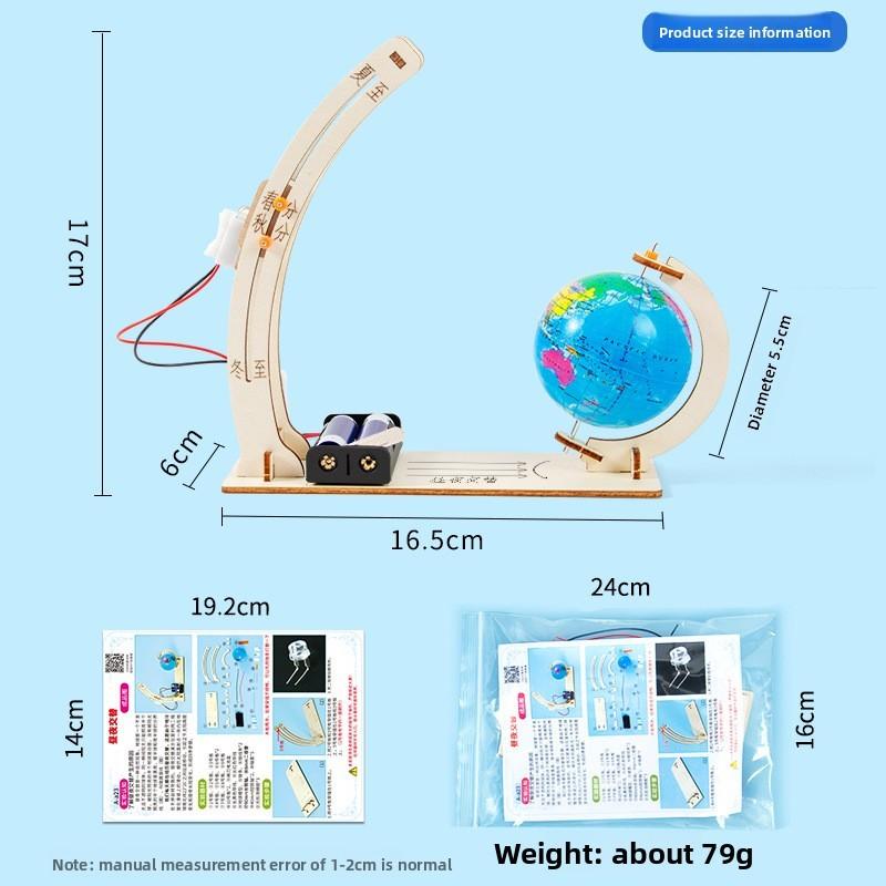 Wissenschaftsexperiment Basteln Erde Tag-Nacht-Zyklus Modell Lernset Für Kinder
