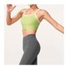 High Support Push Up Backless Sports Bra For Yoga Running Gym