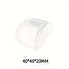 Transparent Door Stopper Self Adhesive No Drill Flexible Soft Thick Buffer for Dorm Room Wall Protection