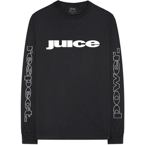 Tupac Shakur Unisex Adult Respect Cotton Long-Sleeved T-Shirt