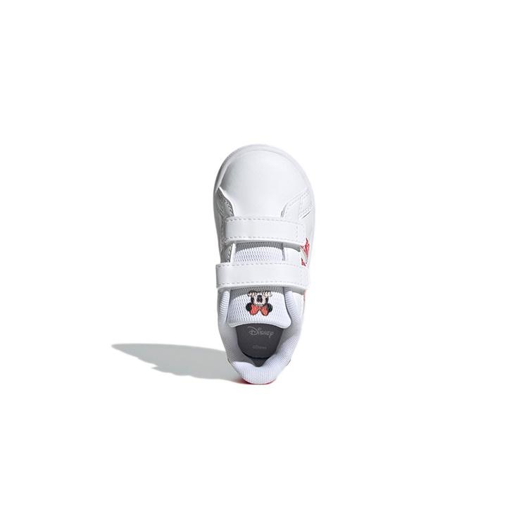 (TD) adidas x Disney Minnie Mouse Grand Court 'Cloud White Ray Red' Baby GY8011