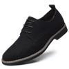 Men Leather Dress Shoes Plus Size 38-50 Pu Suede Business Man Casual Shoes Cross-border Luxury Brand Wedding Office Oxford Shoes