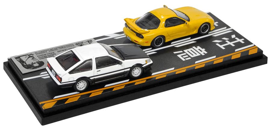 MODELER'S 1/64 Initial D Set Vol.10 Keisuke Takahashi RX-7 (FD3S) & Wataru Akiyama Levin (AE86) Completed Model MD64210