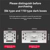 B97A-Manganese Steel Switch Socket Concealed Box Repairer Cassette Repair Unit 10PCS Electrical Case With Wrench