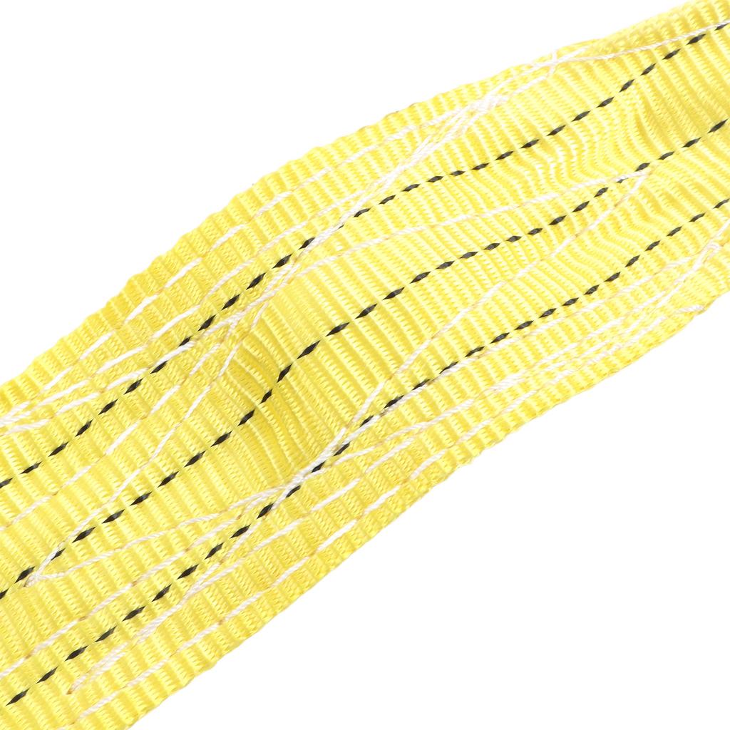 Lina płaska 3T z podwójnymi klamrami Poliestrowy pas do podnoszenia dla żurawia przemysłowego 2 metry