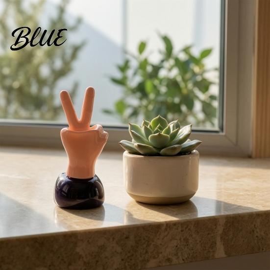 Gesten-Autodekoration Solarbetrieben Fingerwackel-Dekor Kreatives Armaturenbrett-Ornament