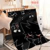 Cute B-Boykisser Silly Cat Blanket Blanket for Couch Sofa Travel Home Picni Flannel Blanket Birthday Gift Warm Comfortable