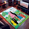 Custom personalization Barbapapa Print Area Rug - Soft, Washable Non-Slip Indoor Mat,Living Room,Home&Office Decorative Rug