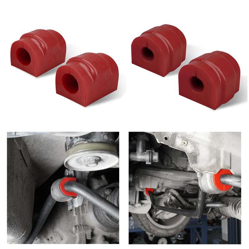 80A Polyurethane Front & Rear Anti Roll Sway Bar Bushing Set for BMW E46 2001-2006, Replace for 31351097179,33551138104