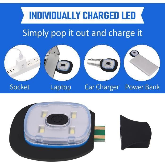 Bonnet led - abbicen - tricoté - rechargeable usb - mixte - hiver léger