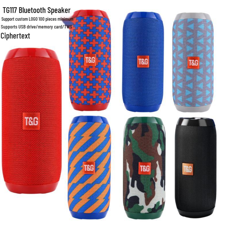 TG117 Portable Wireless Bluetooth Speaker with Subwoofer, Card Slot & K-song Live Streaming for Outdoor Use