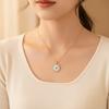 Titanium Steel Devil's Eye Necklace Banquet Clothes Neck Chain  Clothes Accessories