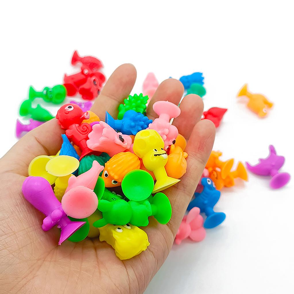 Children'S Suction Cup Animal Plush Toy With Expression Soft Building Blocks, Diy Sticky Puzzle Toy