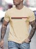 Man short sleeve T-shirt Letter Print Round Neck Breathable Streetwear Oversized Tee Casual Fashion High quality Clothing