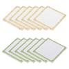 6/12Packs Cute Sticky Notes 75x75mm 50Sheets/Pack Sticky Notes Self-Stick Notes Pads with Lines Office Message Stickers 4Colors