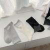 Korean Silver Thread Lolita Stockings Sweet Ties Stacked Socks New Thin Women Socks