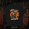 Nova Camiseta Gráfica Estampa Vintage Rocker Wind Free unissex E Wounisex Manga Curta Respirável Camiseta de Motocicleta