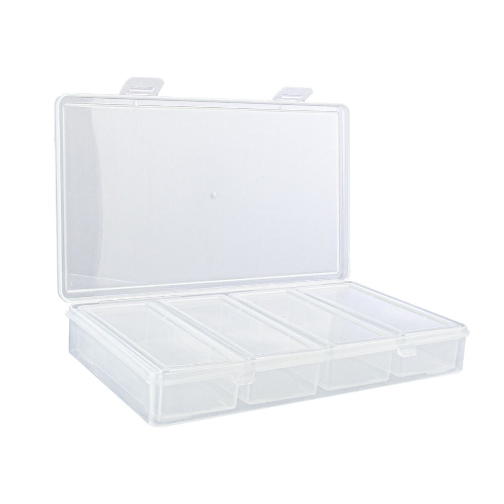 Clear Clear Storage Box Plastic Craft & Sewing Supplies Container Organizer Case  Home Storage