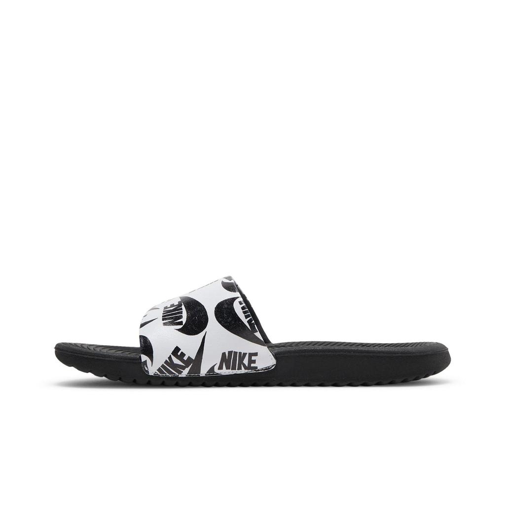 Nike Kawa Slide SE JDI Grade School 'Black White' (Unisex) White / Black Kids' Home Slippers CT6619 100