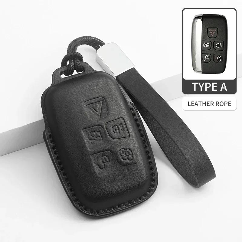 Car Key Cover For Jaguar Xe Xf Xj F Pace    Pu Car Key Protector Cover Accessories