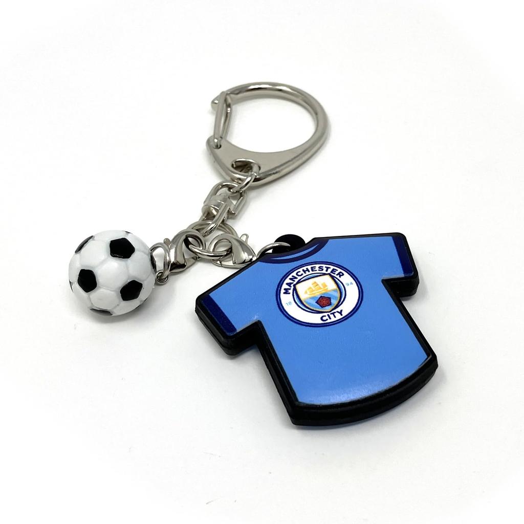 [Manchester City] Keychain Uni-type Rubber Keychain BLU F