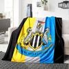Coperta in Flanella con Stemma del Newcastle United, Poliestere Morbido, Design Moderno, Per Tutte le Stagioni, per Campeggio, Viaggi, Regali per le Feste o Compleanni
