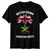 Britisch Angebautes Jamaikanisches Wurzeln Erbe Unisexs T-Shirt