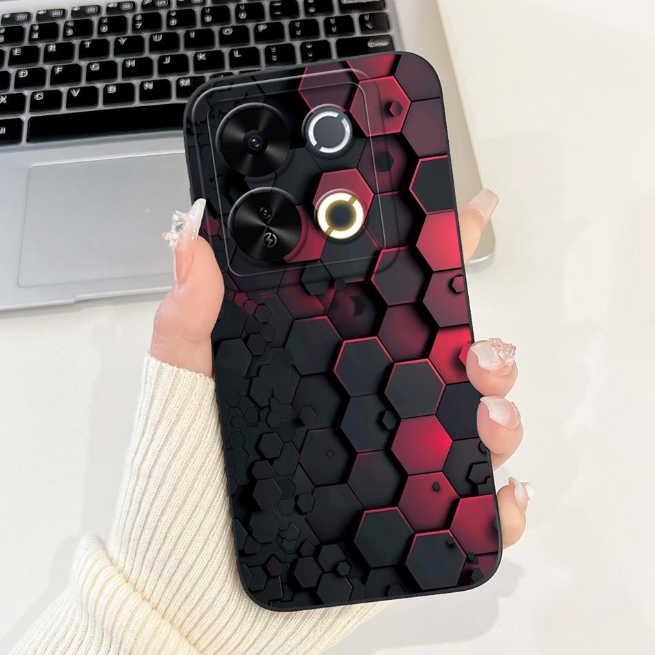 For ITEL P65 New Fashion Dusk Beach Painting Case For Itel P671L ItelP65 4G Soft Silicone Shockproof Phone Cases