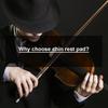 Violinstöd för axeln Violinhakstöd Stort violinstöd för axeln Axeldyna i fårskinn Hakdyna i fårskinn Skydd för