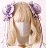Китайская сеточка для волос с хлопковым наполнителем для китайской лолиты, косплея на Хэллоуин [kuroobaa] стиль, (Светло-фиолетовый)