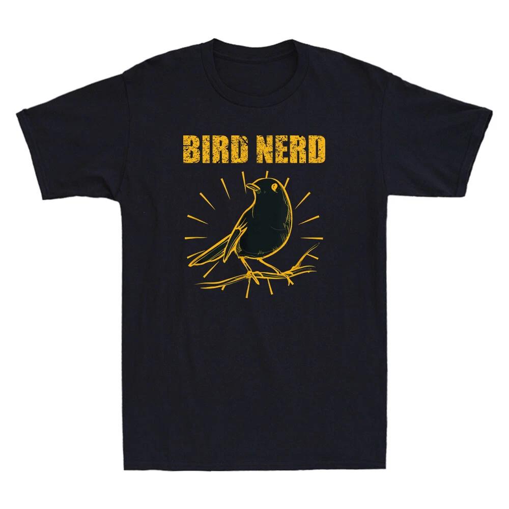 Bird Nerd Bird Watching Watcher Funny Birds Lover Novelty Men s T-Shirt Gift Tee M