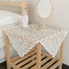 Tovaglia da tavolino vintage francese in pizzo bianco, stile Ins, per l'arredamento della casa