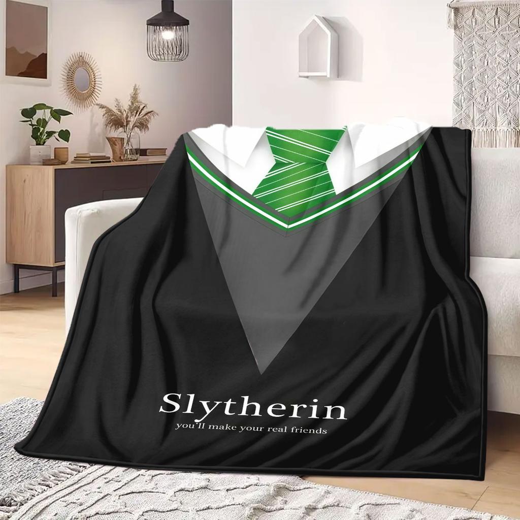 HarryPotter Flannel Blanket Cartoon for Sofas Beds Bedrooms Chairs Travel Picnics Print Home Decor New