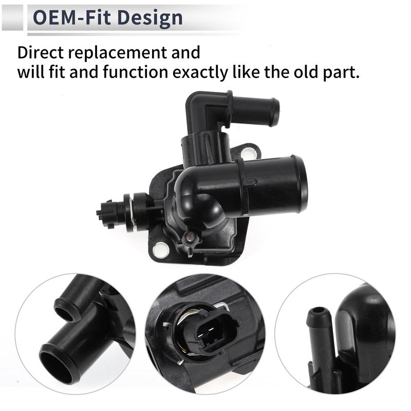 X Autohaux Engine Coolant Thermostat Housing Assembly for Vauxhall Corsa for Astra Meriva