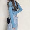 Women's 2024 New Style Semi-High Neck Knitted Sweater - Long-Sleeved Base Layer or Outerwear, Soft and Cozy.