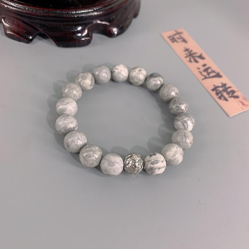 JYL TS Bracelet  Heavenly Bead Braided Style Brings Sacred Luck map розовый лес